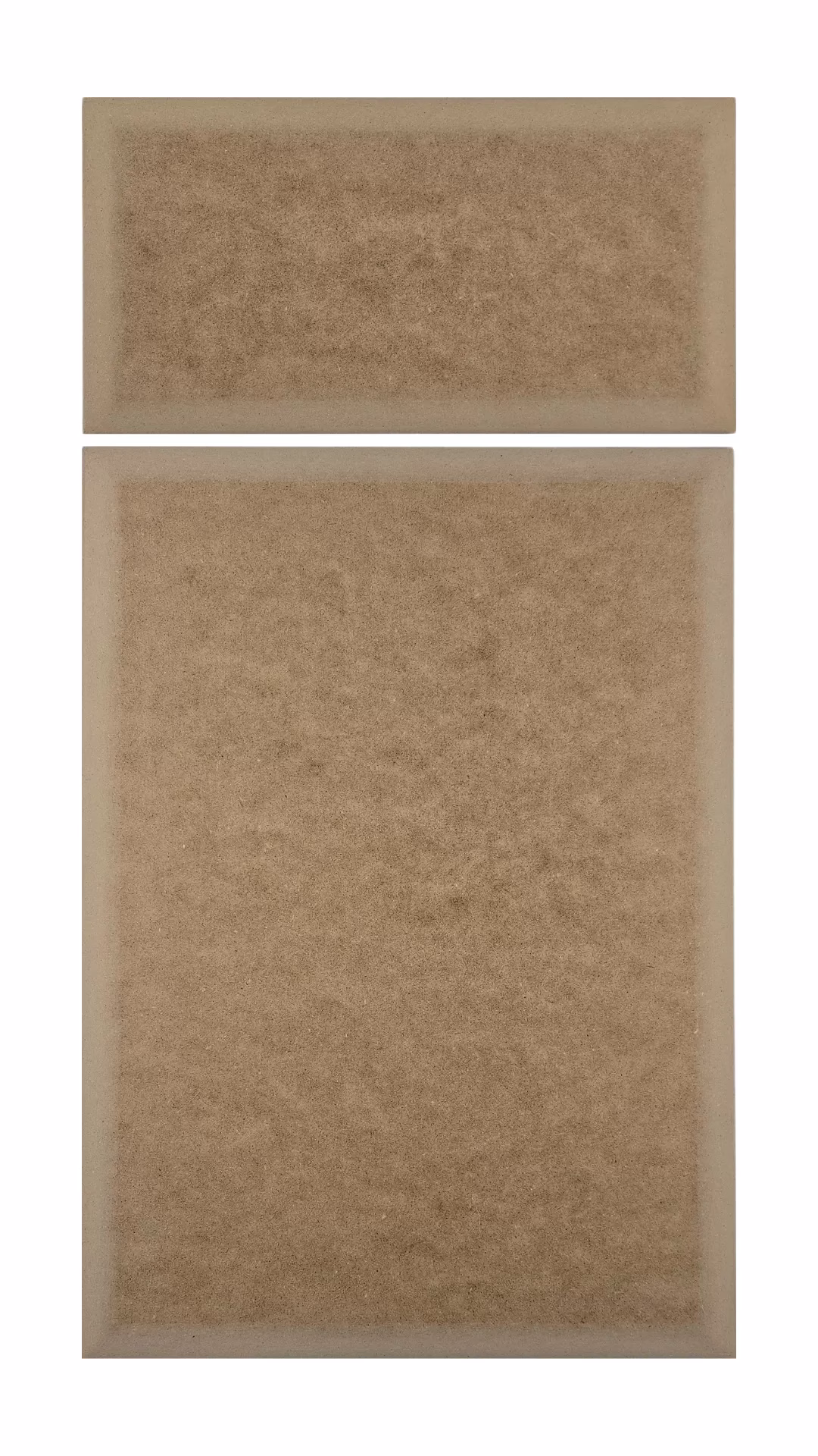 The Pillow cabinet door is a flat panel, with a soft edge that has a 30-degree slope.